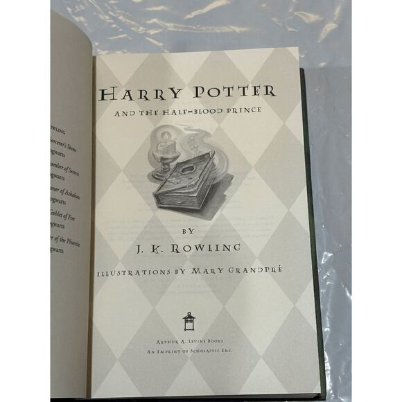 Harry Potter and the Half-Blood Prince True 1st 1st Edition 1st Printing w/ERROR - Picture 6 of 8